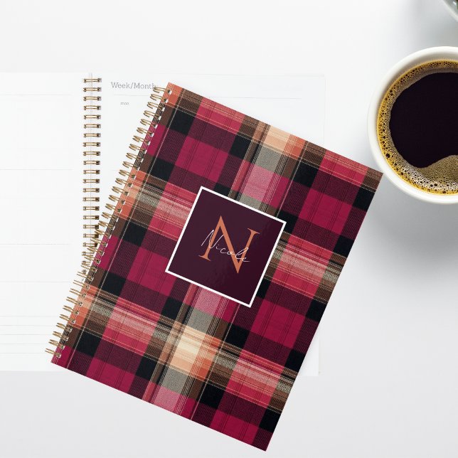 Gingham-Muster im Stil eines maßgeschneiderten Pla Planer (Von Creator hochgeladen)