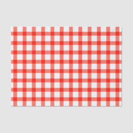 Gingham-Muster Seidenpapier