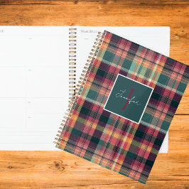 Gingham-Muster-Style für individuellen Planer