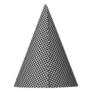 Gingham-PAPER PARTY HATS Partyhütchen