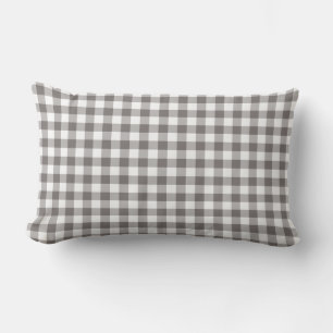 Gingham Pattern Checkered Kissen Für Draußen