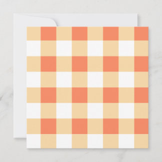 Gingham Pattern Einladung