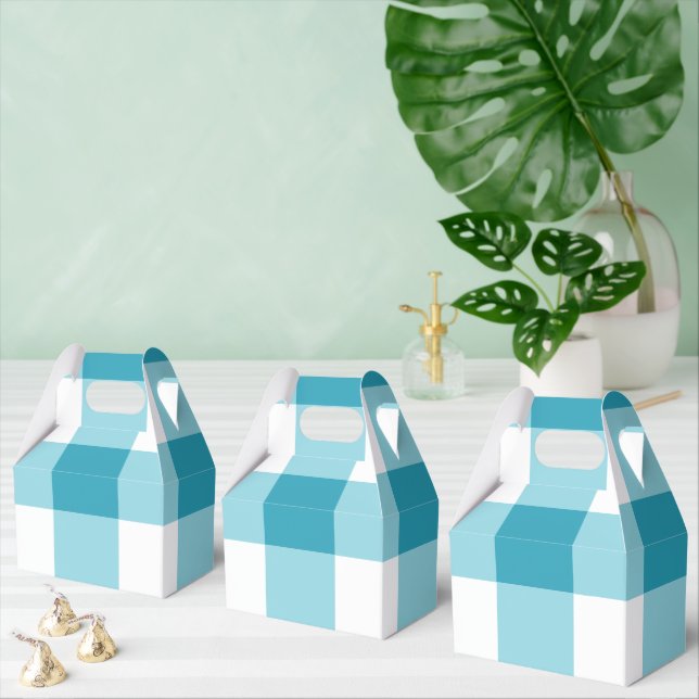 Gingham Pattern Geschenkschachtel (Zahlreiche)