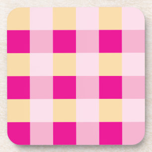 Gingham Pattern Getränkeuntersetzer