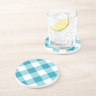 Gingham Pattern Getränkeuntersetzer