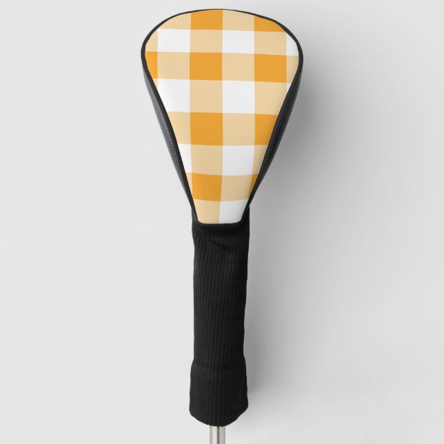 Gingham Pattern Golf Headcover (Vorderseite)