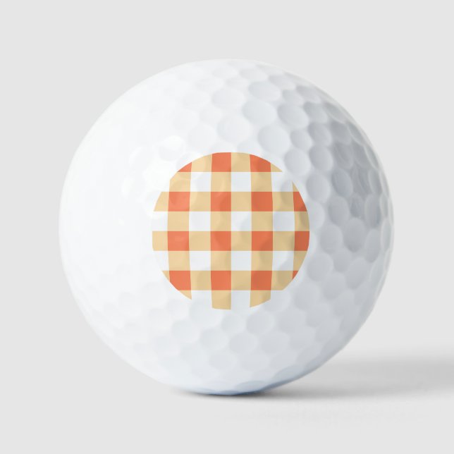 Gingham Pattern Golfball (Vorderseite)