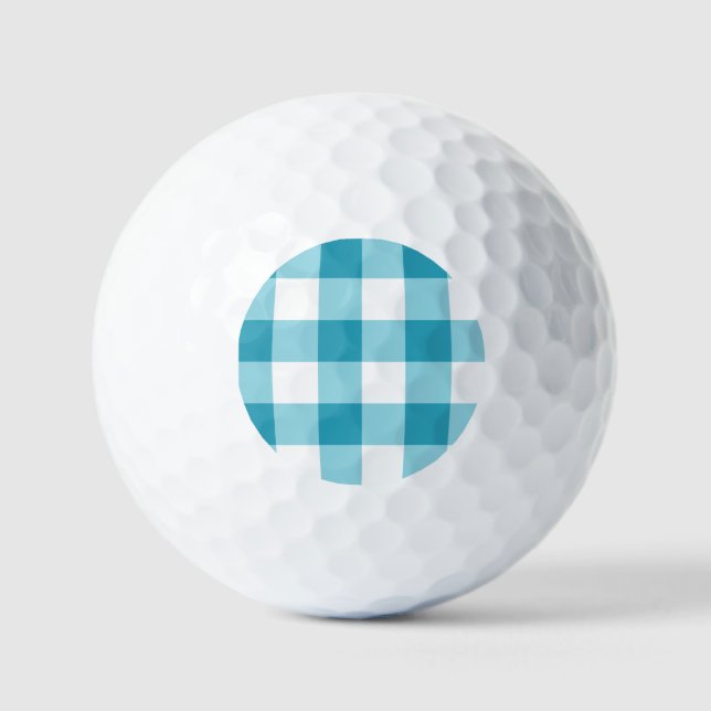 Gingham Pattern Golfball (Vorderseite)