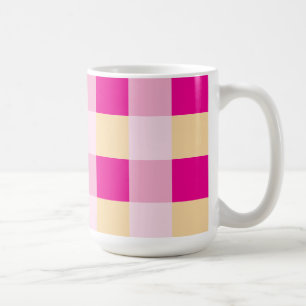 Gingham Pattern Kaffeetasse