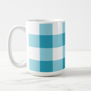 Gingham Pattern Kaffeetasse