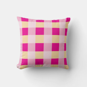 Gingham Pattern Kissen