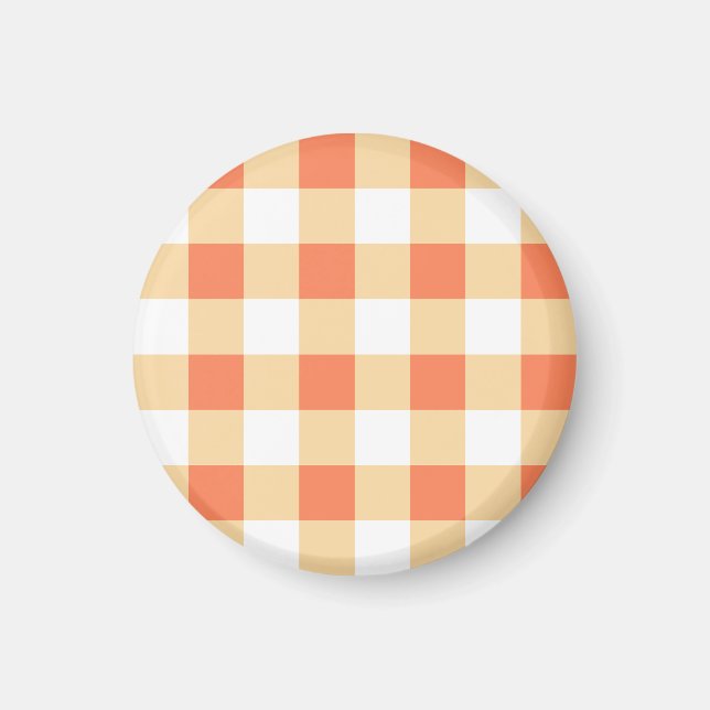 Gingham Pattern Magnet (Vorne)