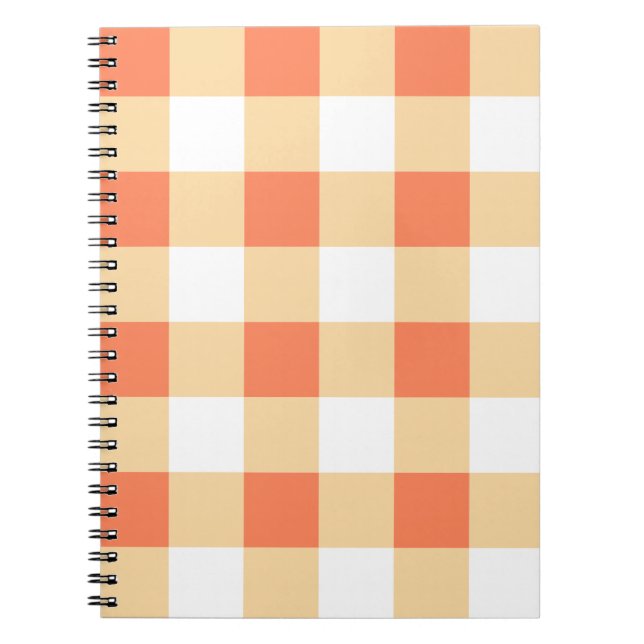 Gingham Pattern Notizblock (Vorderseite)
