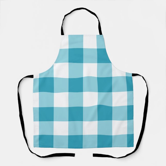 Gingham Pattern Schürze (Vorderseite)