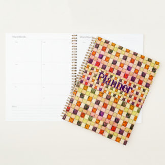 Gingham Planner Planer