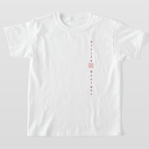 Gingham-Rezepte Rosékariert Niedlich Feminine T-Shirt
