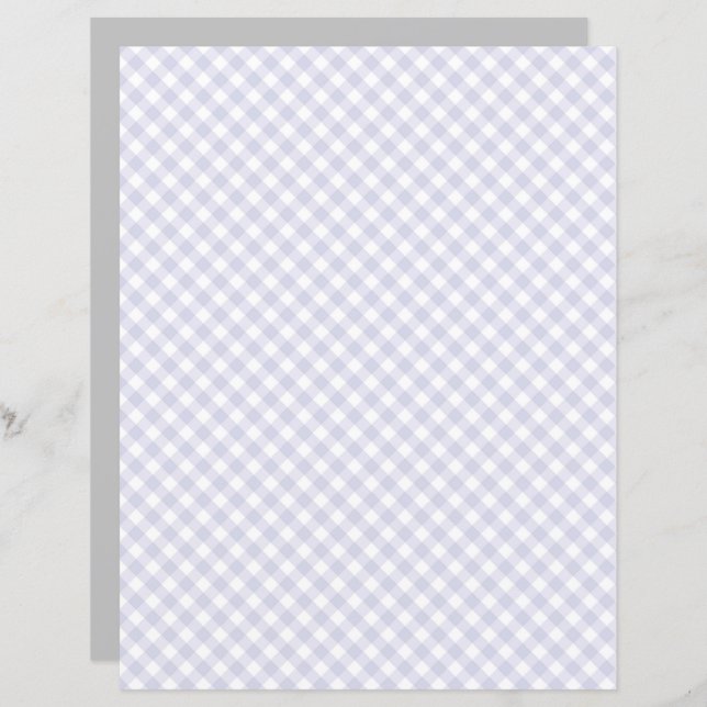 Gingham Scrapbook Paper (Vorne/Hinten)