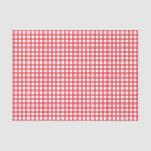 Gingham Seidenpapier (Vorderseite)