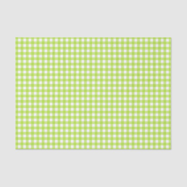 Gingham Seidenpapier (Vorderseite)