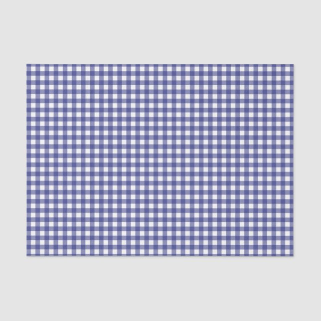 Gingham Seidenpapier (Vorderseite)