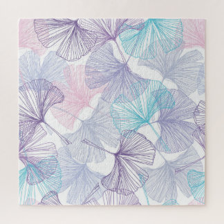 Gingko Biloba Rose Quartz Muster Puzzle