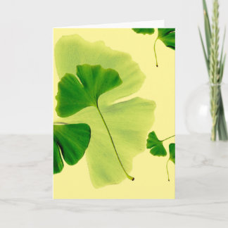 Gingko Elegance Karte