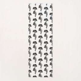 Gingko Leaf Lino Print Yogamatte