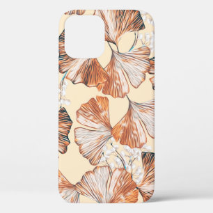 Gingko mit Früchten nahtloses Muster. Wasserfarbe Case-Mate iPhone Hülle