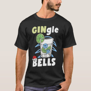 GINgle Bells Weihnachtsfeiertag Spaß Holiday Sarca T-Shirt