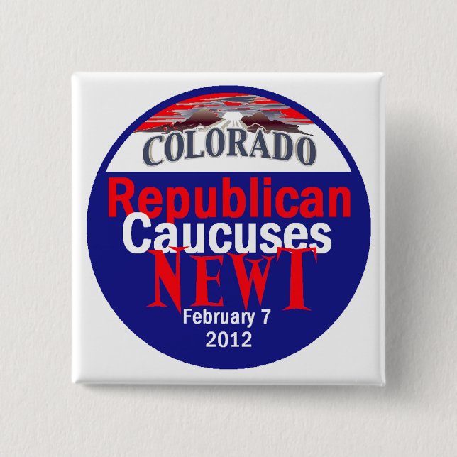 Gingrich Colorado Knopf Button (Vorderseite)