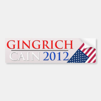 Gingrich/KainAutoaufkleber 2012 Autoaufkleber