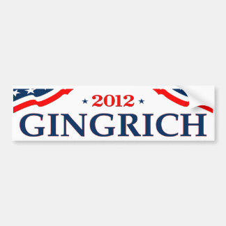 Gingrich Präsident 2012 (v105) Autoaufkleber
