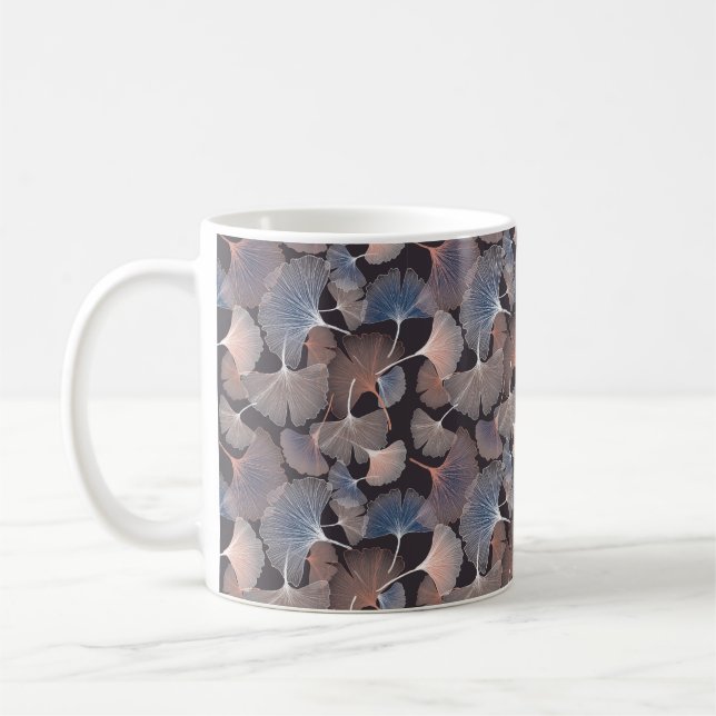 Ginhko leave pattern kaffeetasse (Links)