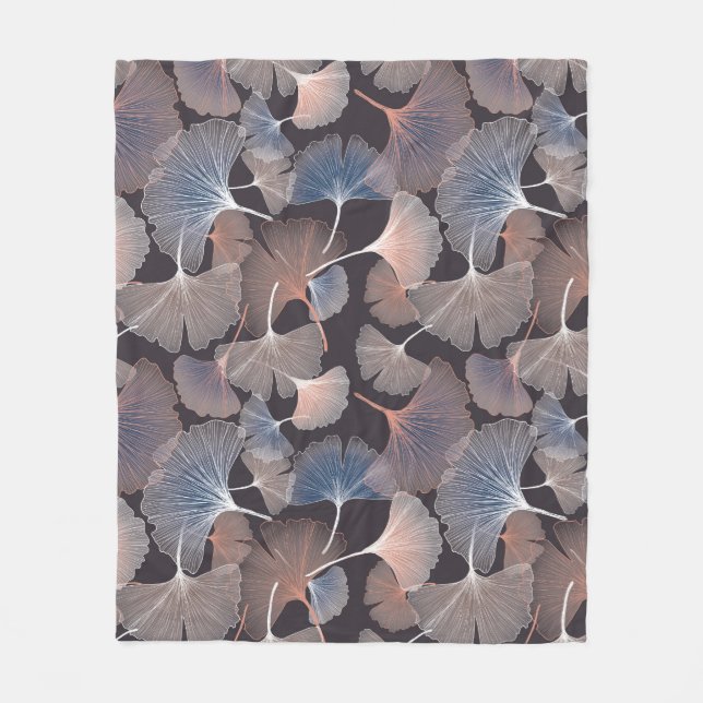 Ginhko verlasse Muster Fleecedecke (Vorderseite)