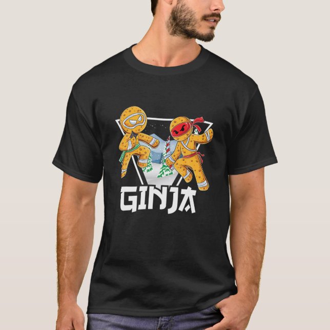 Ginja Ninja Ninjabread Man Gingerbread Ninja Ugly T-Shirt (Vorderseite)