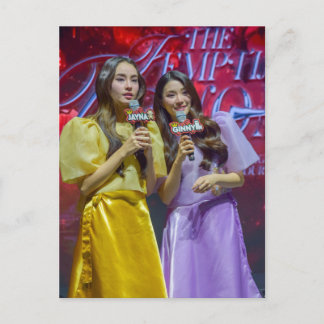 GinJay Ginny and Jayna Feiertagspostkarte