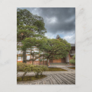 Ginkaku-ji Silver Tempel, Kyoto, Japan Postkarte