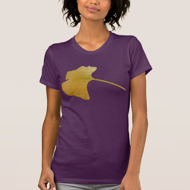 Ginkgo Biloba Blatt-T - Shirt (Vorderseite)