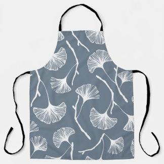 Ginkgo-Biloba-Blätter nahtlos Schürze