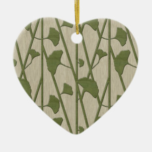 Ginkgo biloba keramikornament
