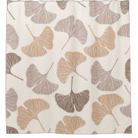 Ginkgo Biloba: trockenes, nahtloses Design.