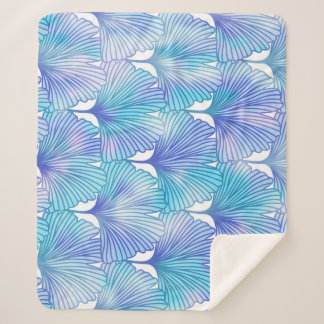 Ginkgo Biloba Verlasse Herbstmuster Sherpadecke