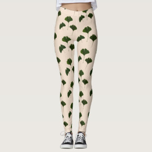 Ginkgo Biloba verlässt Muster Legging Leggings