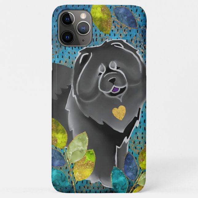 GINKGO BLACK CHOW IPHONE 11 PRO MAX FALL Case-Mate iPhone HÜLLE (Rückseite)