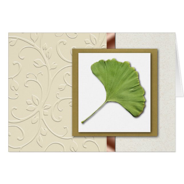 Ginkgo-Blatt (Vorderseite (Horizontal))