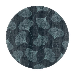 Ginkgo Blätter: Elegantes, nahtloses Muster. Schneidebrett