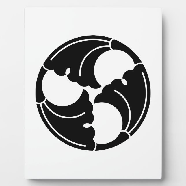 Ginkgo-Blätter Fotoplatte (Vorderseite)