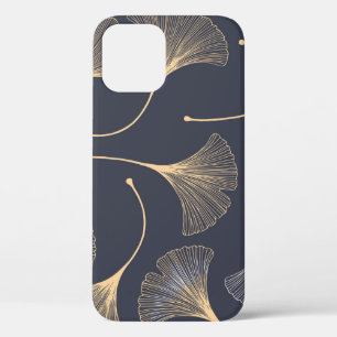 Ginkgo-Blätter Nahtloses Muster Case-Mate iPhone Hülle