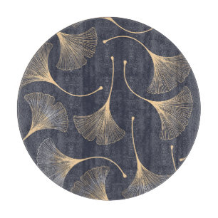 Ginkgo-Blätter Nahtloses Muster Schneidebrett