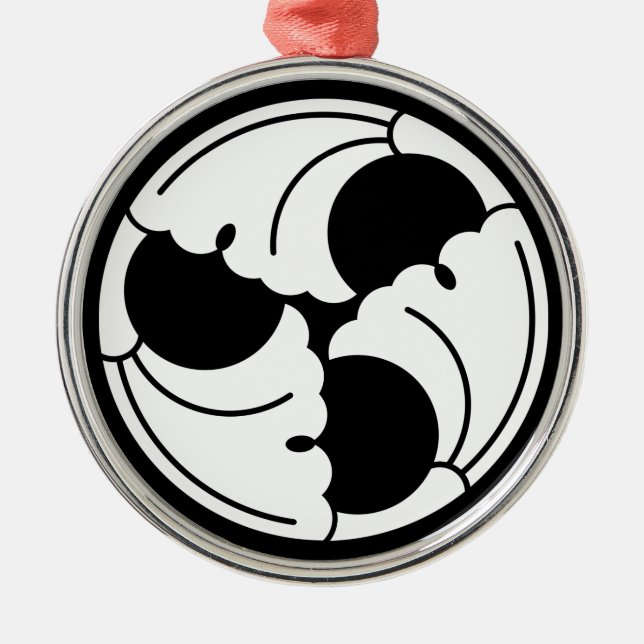 Ginkgo-Blätter Ornament Aus Metall (Vorne)